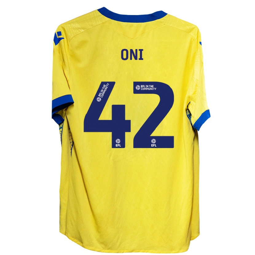 Danxen Män Milton Oni #42 Gul Blå Bortatröja Matchtröjor 2025/26 Tröjor T-Tröja