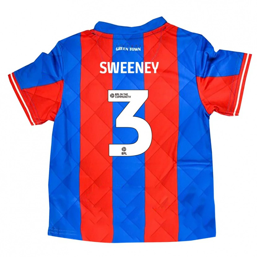Danxen Män Jayden Sweeney #3 Blå Röd Vit Bortatröja Matchtröjor 2025/26 Tröjor T-Tröja