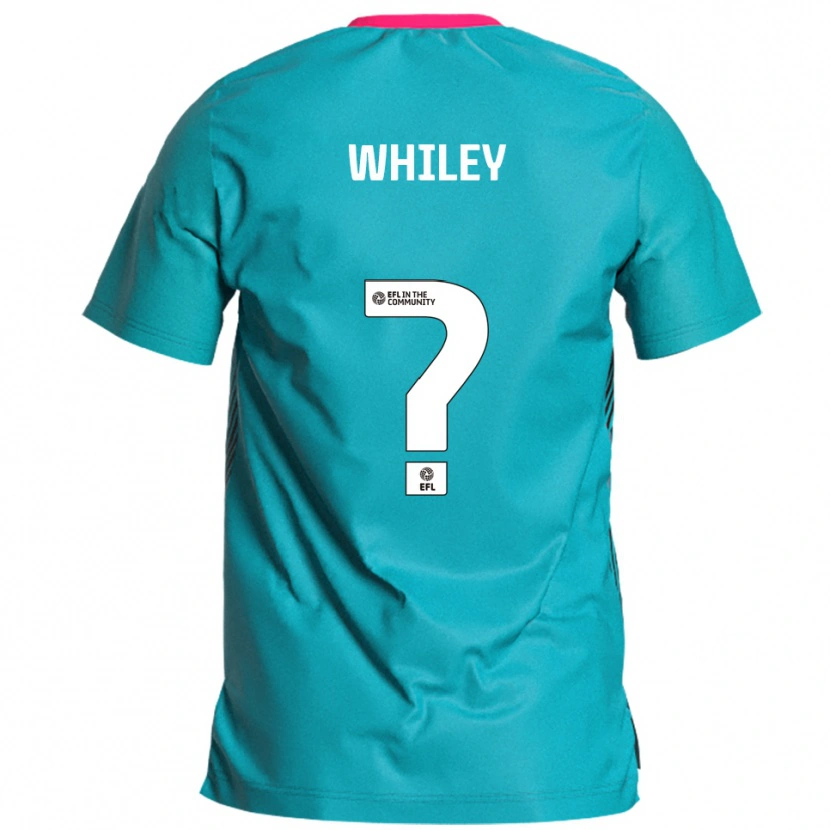Danxen Män Kate Whiley #0 Himmelsblå Rosa Bortatröja Matchtröjor 2025/26 Tröjor T-Tröja