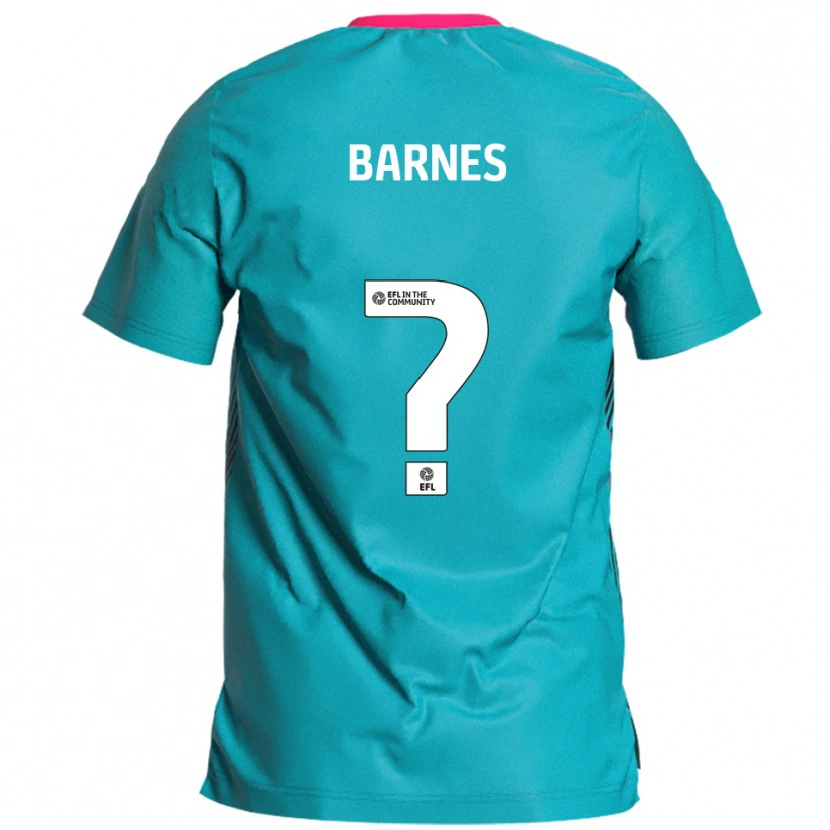 Danxen Män Ella Barnes #0 Himmelsblå Rosa Bortatröja Matchtröjor 2025/26 Tröjor T-Tröja
