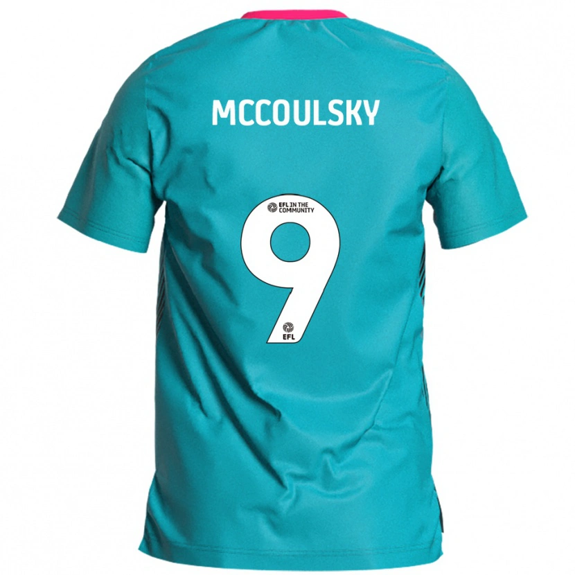 Danxen Män Shawn Mccoulsky #9 Himmelsblå Rosa Bortatröja Matchtröjor 2025/26 Tröjor T-Tröja