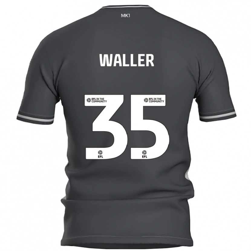Danxen Män Charlie Waller #35 Grå Silver Bortatröja Matchtröjor 2025/26 Tröjor T-Tröja