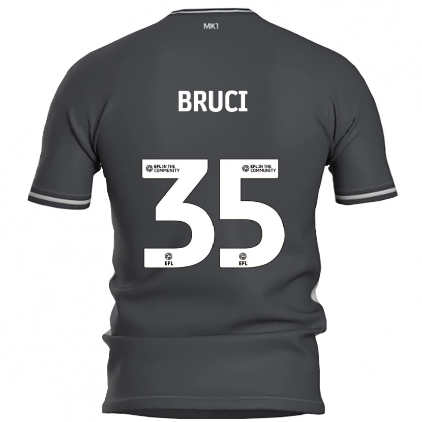 Danxen Män Izabella Bruci #35 Grå Silver Bortatröja Matchtröjor 2025/26 Tröjor T-Tröja