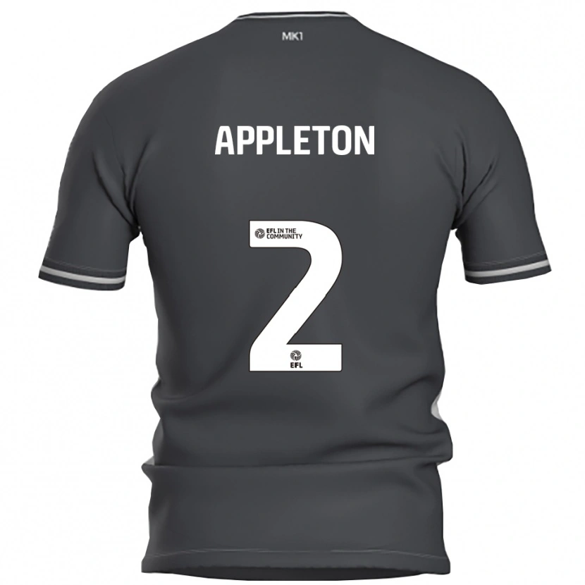 Danxen Män Tara Appleton #2 Grå Silver Bortatröja Matchtröjor 2025/26 Tröjor T-Tröja