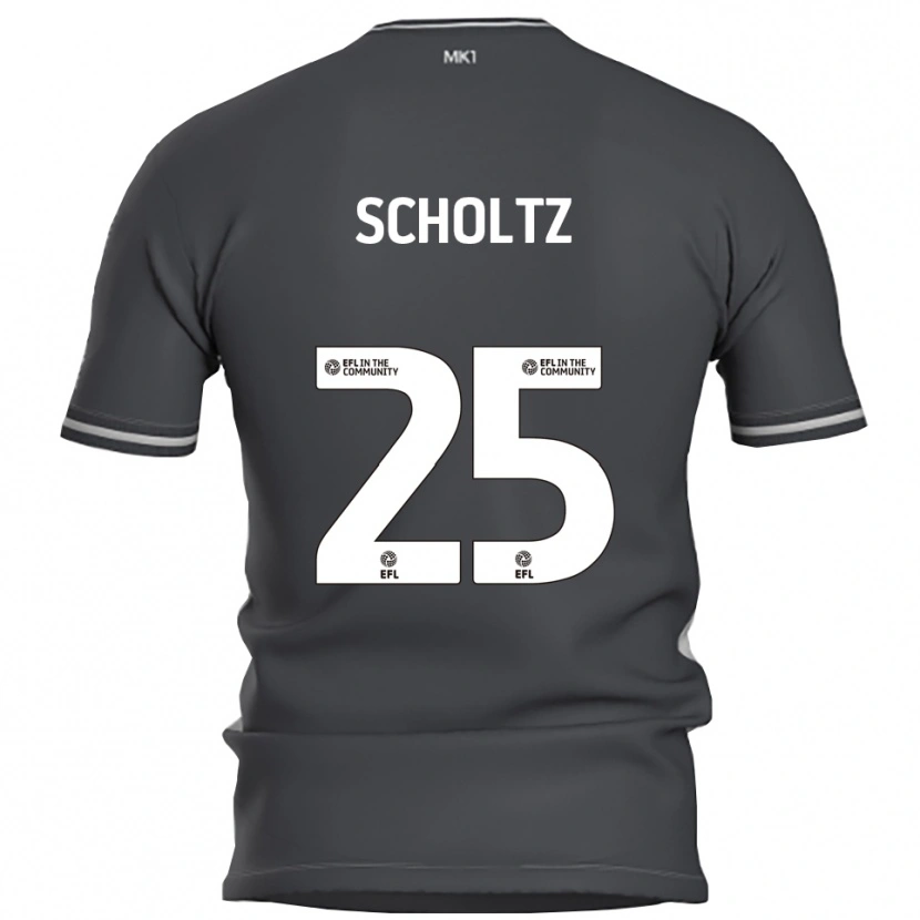 Danxen Män Phoenix Scholtz #25 Grå Silver Bortatröja Matchtröjor 2025/26 Tröjor T-Tröja