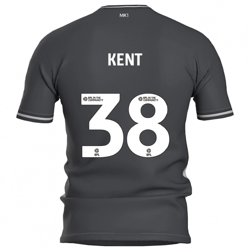 Danxen Män Isabelle Kent #38 Grå Silver Bortatröja Matchtröjor 2025/26 Tröjor T-Tröja