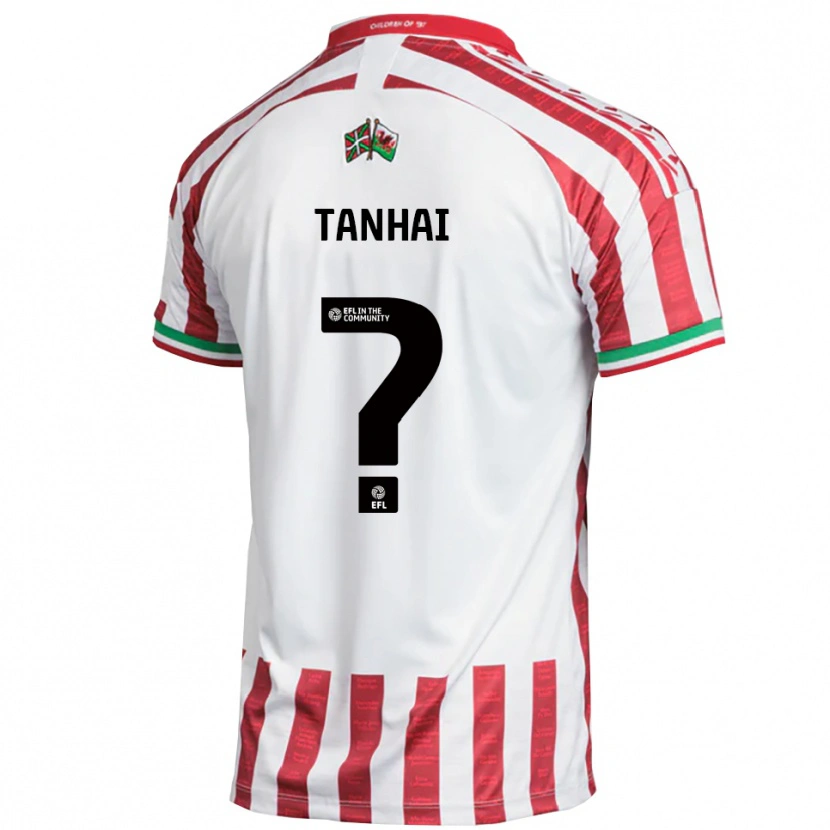 Danxen Män Cassius Tanhai #0 Röd Vit Bortatröja Matchtröjor 2025/26 Tröjor T-Tröja
