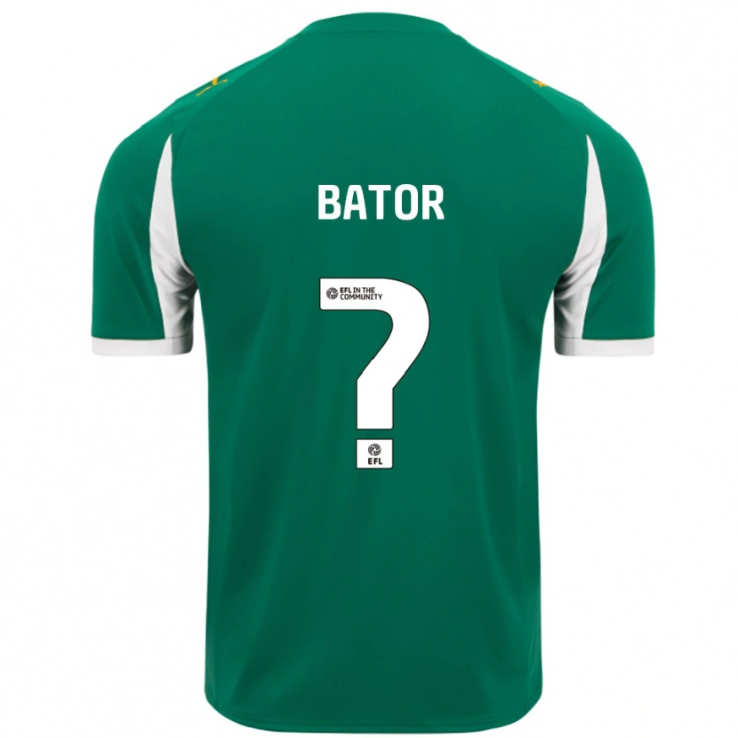 Danxen Män Sam Bator #0 Grön Vit Bortatröja Matchtröjor 2025/26 Tröjor T-Tröja