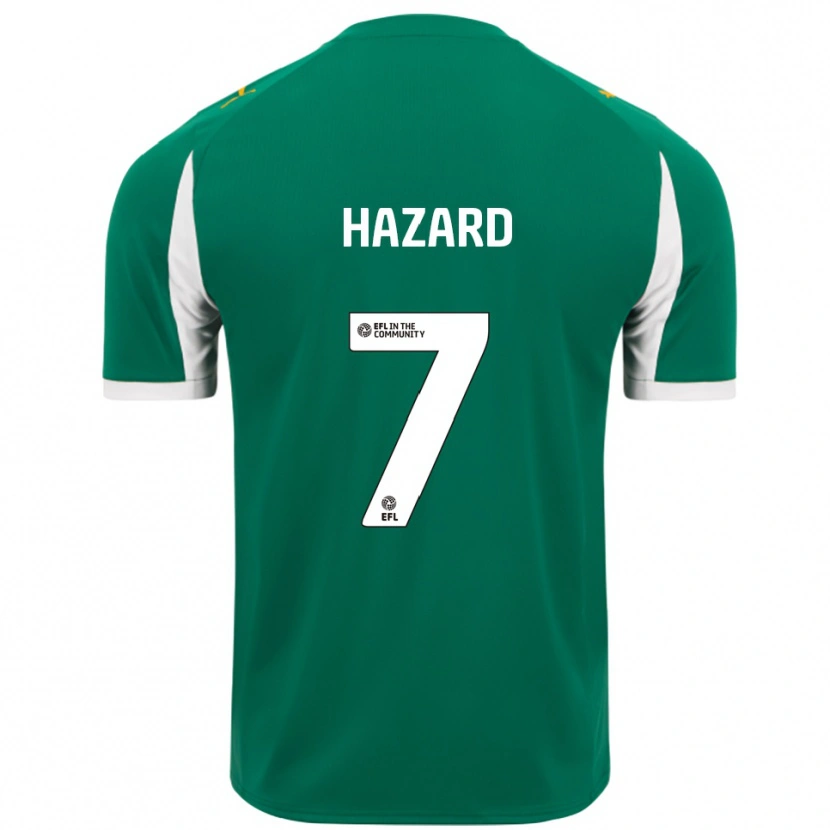 Danxen Män Harrison Hazard #7 Grön Vit Bortatröja Matchtröjor 2025/26 Tröjor T-Tröja