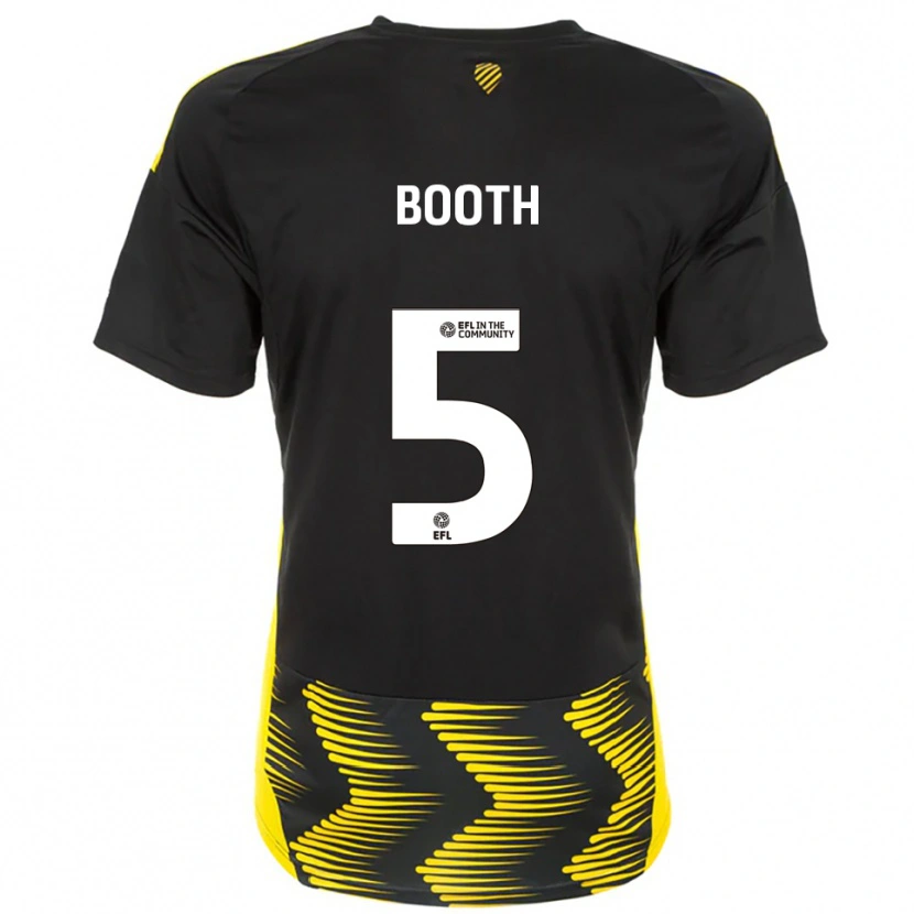 Danxen Män Lailah Booth #5 Svart Gul Bortatröja Matchtröjor 2025/26 Tröjor T-Tröja
