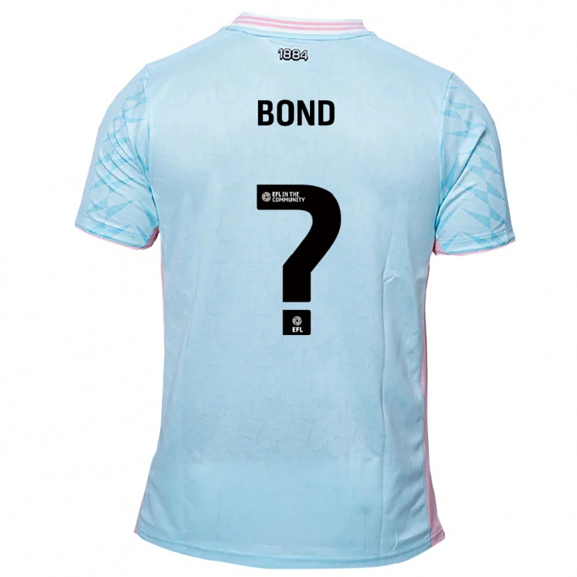Danxen Män Shaney Bond #0 Himmelsblå Rosa Bortatröja Matchtröjor 2025/26 Tröjor T-Tröja