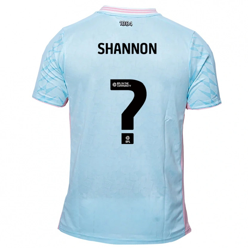 Danxen Män Amy Shannon #0 Himmelsblå Rosa Bortatröja Matchtröjor 2025/26 Tröjor T-Tröja