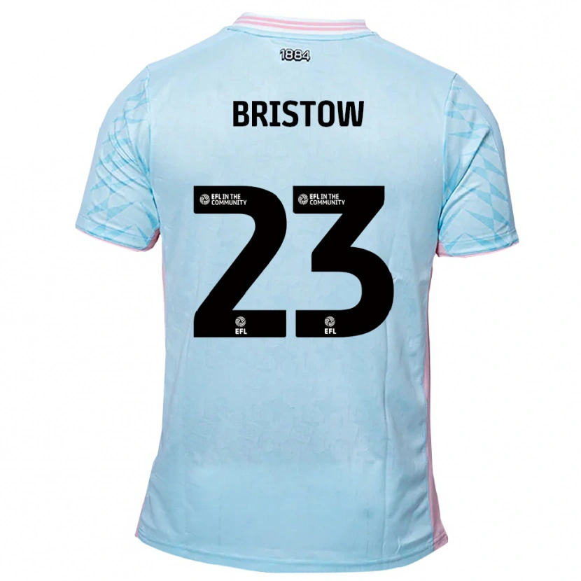Danxen Män Ethan Bristow #23 Himmelsblå Rosa Bortatröja Matchtröjor 2025/26 Tröjor T-Tröja