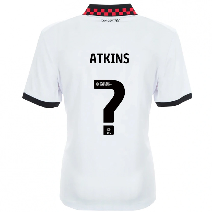 Danxen Män Shian Atkins #0 Vit Svart Bortatröja Matchtröjor 2025/26 Tröjor T-Tröja