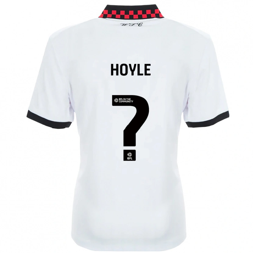 Danxen Män Lauren Hoyle #0 Vit Svart Bortatröja Matchtröjor 2025/26 Tröjor T-Tröja