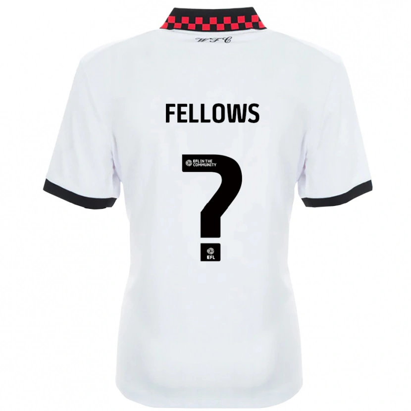 Danxen Män Mia Fellows #0 Vit Svart Bortatröja Matchtröjor 2025/26 Tröjor T-Tröja