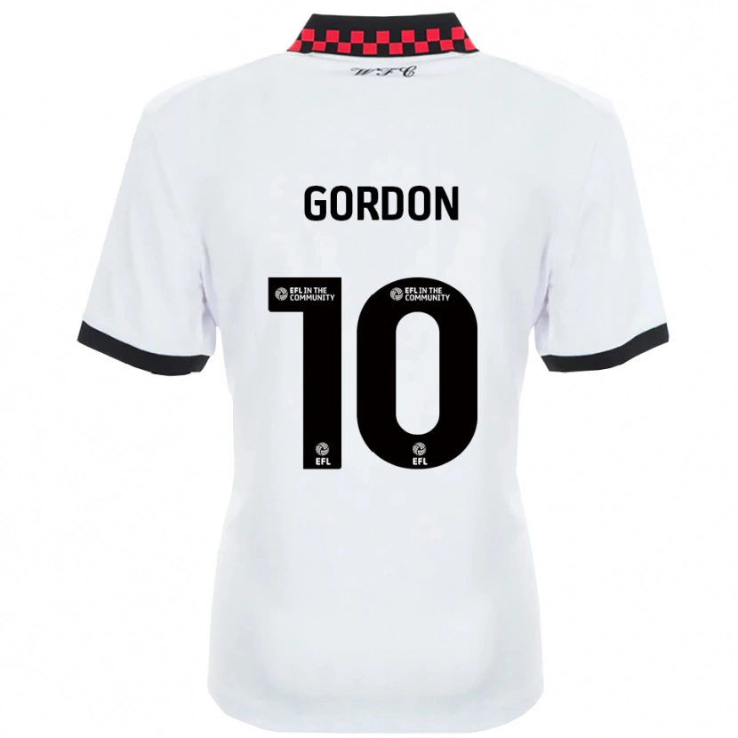 Danxen Män Josh Gordon #10 Vit Svart Bortatröja Matchtröjor 2025/26 Tröjor T-Tröja