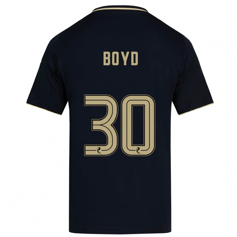 Danxen Män Fletcher Boyd #30 Marin Guld Bortatröja Matchtröjor 2025/26 Tröjor T-Tröja