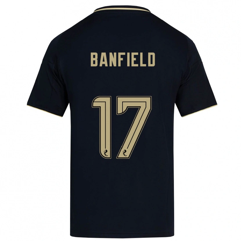 Danxen Män Keeley Banfield #17 Marin Guld Bortatröja Matchtröjor 2025/26 Tröjor T-Tröja