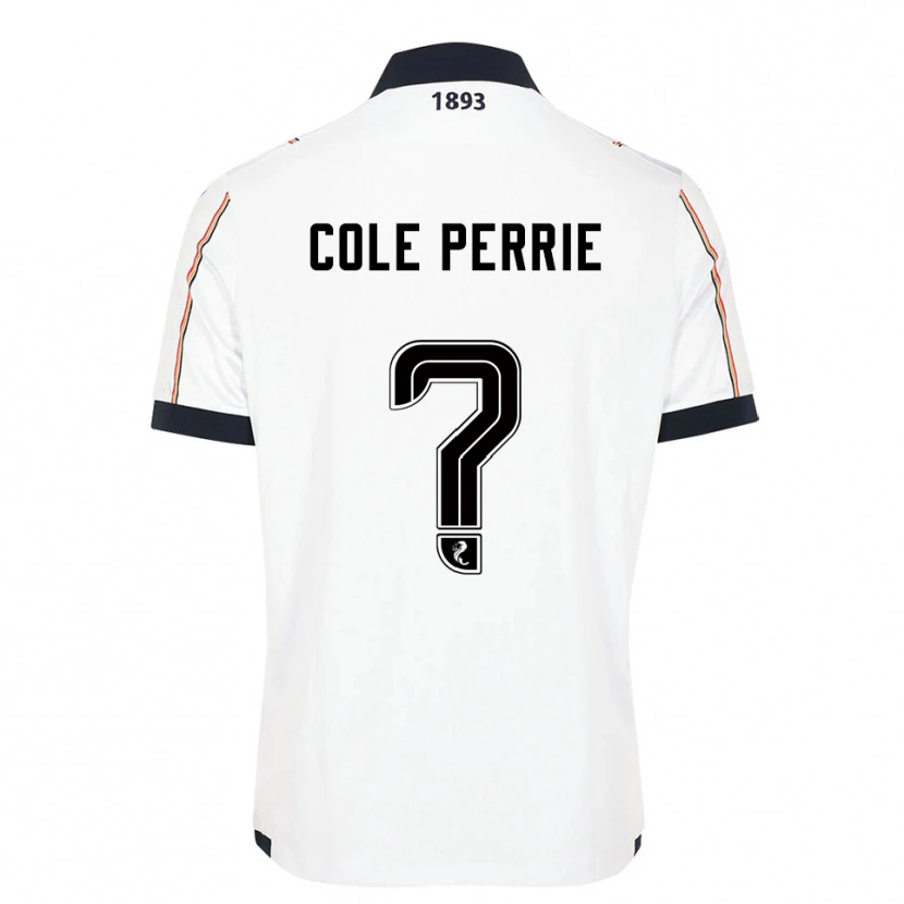 Danxen Män Cole Perrie #0 Vit Marin Röd Bortatröja Matchtröjor 2025/26 Tröjor T-Tröja