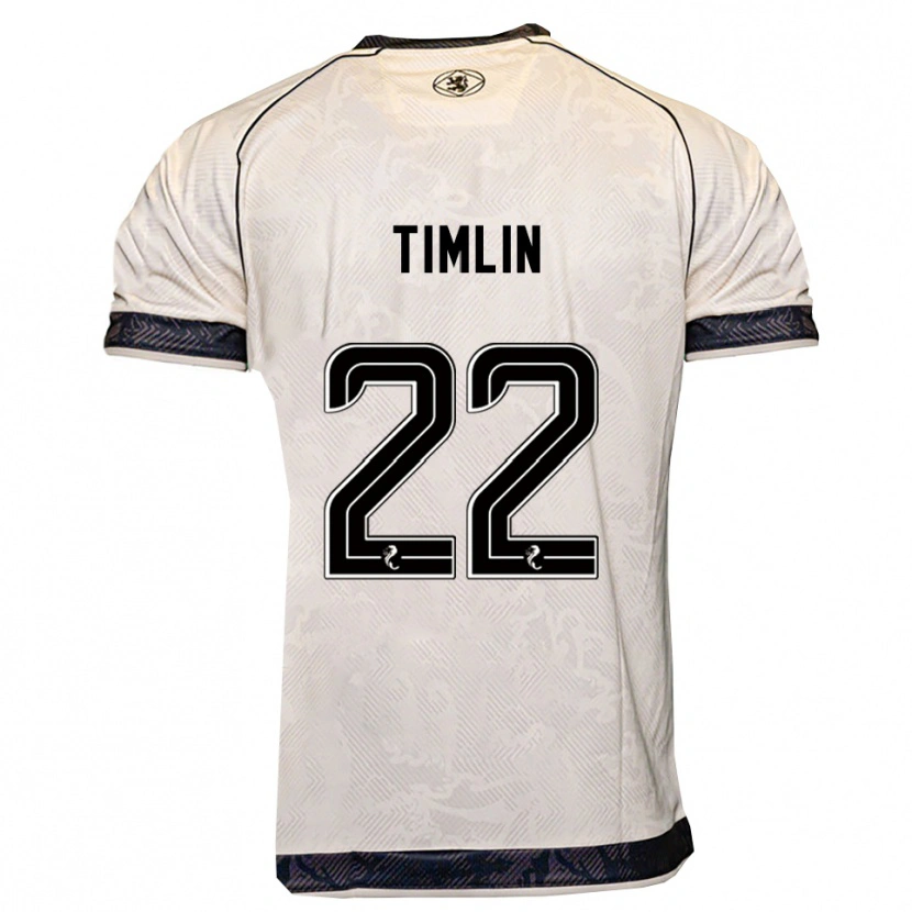 Danxen Män Sophie Timlin #22 Vit Svart Bortatröja Matchtröjor 2025/26 Tröjor T-Tröja