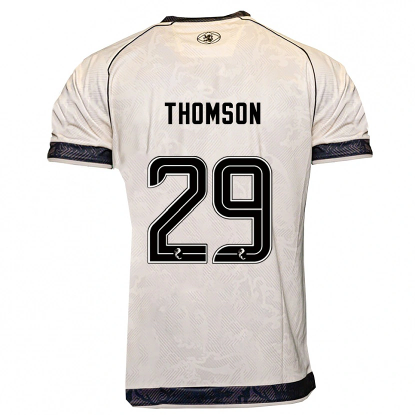 Danxen Män Miller Thomson #29 Vit Svart Bortatröja Matchtröjor 2025/26 Tröjor T-Tröja