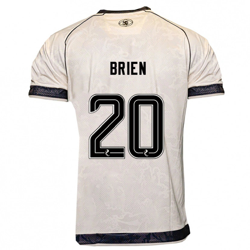Danxen Män Freya Brien #20 Vit Svart Bortatröja Matchtröjor 2025/26 Tröjor T-Tröja