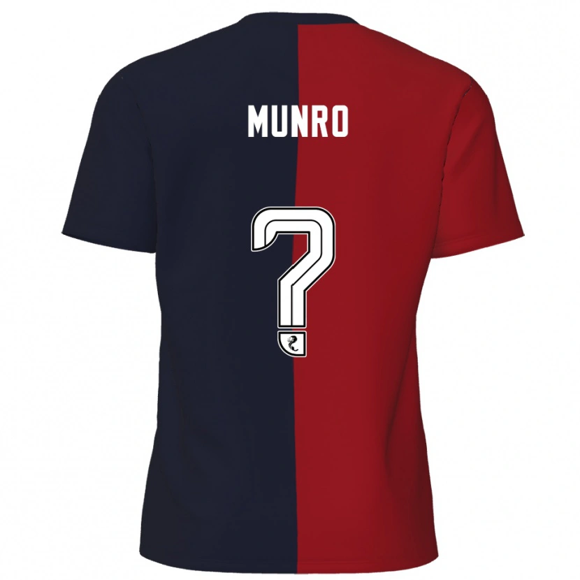 Danxen Män Kirsty Munro #0 Röd Marin Bortatröja Matchtröjor 2025/26 Tröjor T-Tröja