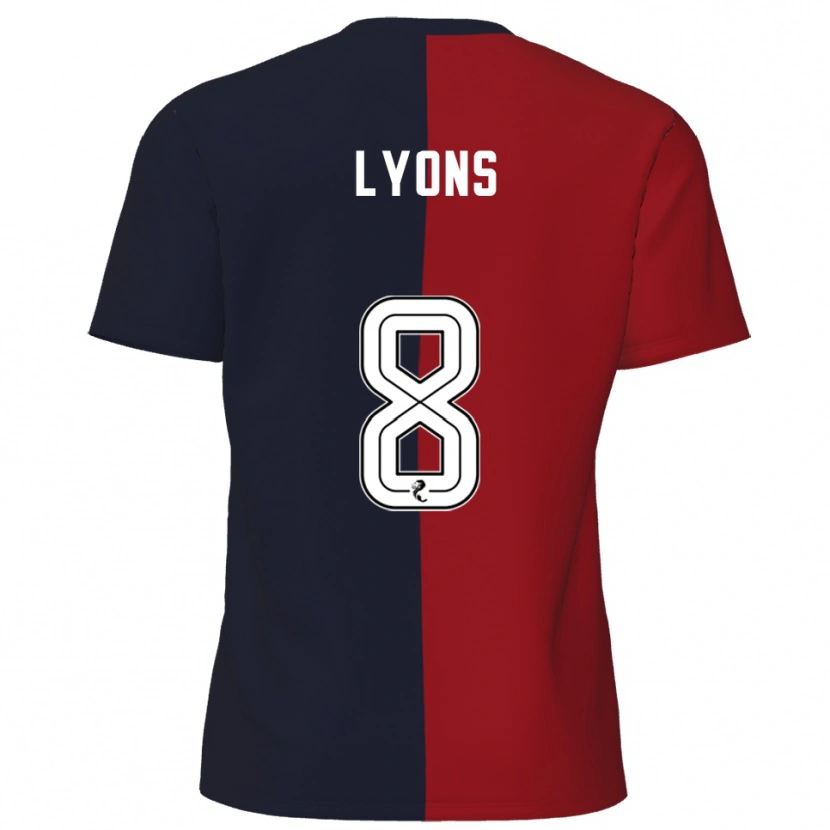 Danxen Män Brad Lyons #8 Röd Marin Bortatröja Matchtröjor 2025/26 Tröjor T-Tröja