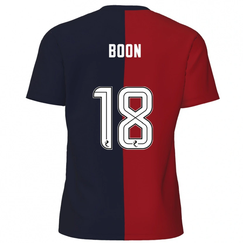 Danxen Män Aiden Boon #18 Röd Marin Bortatröja Matchtröjor 2025/26 Tröjor T-Tröja