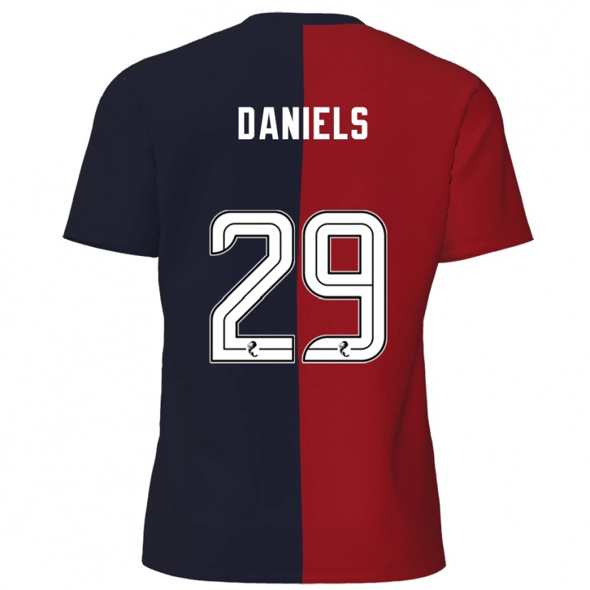 Danxen Män Djenairo Daniels #29 Röd Marin Bortatröja Matchtröjor 2025/26 Tröjor T-Tröja