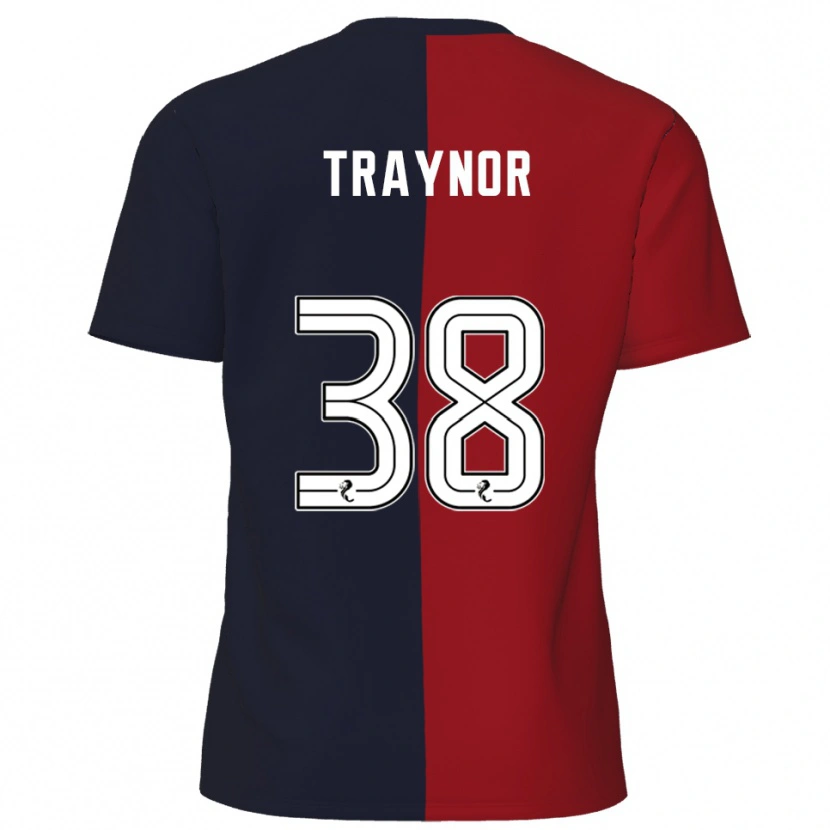 Danxen Män Archie Traynor #38 Röd Marin Bortatröja Matchtröjor 2025/26 Tröjor T-Tröja