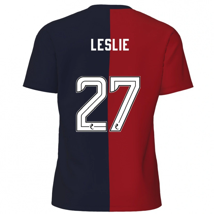 Danxen Män Kian Leslie #27 Röd Marin Bortatröja Matchtröjor 2025/26 Tröjor T-Tröja