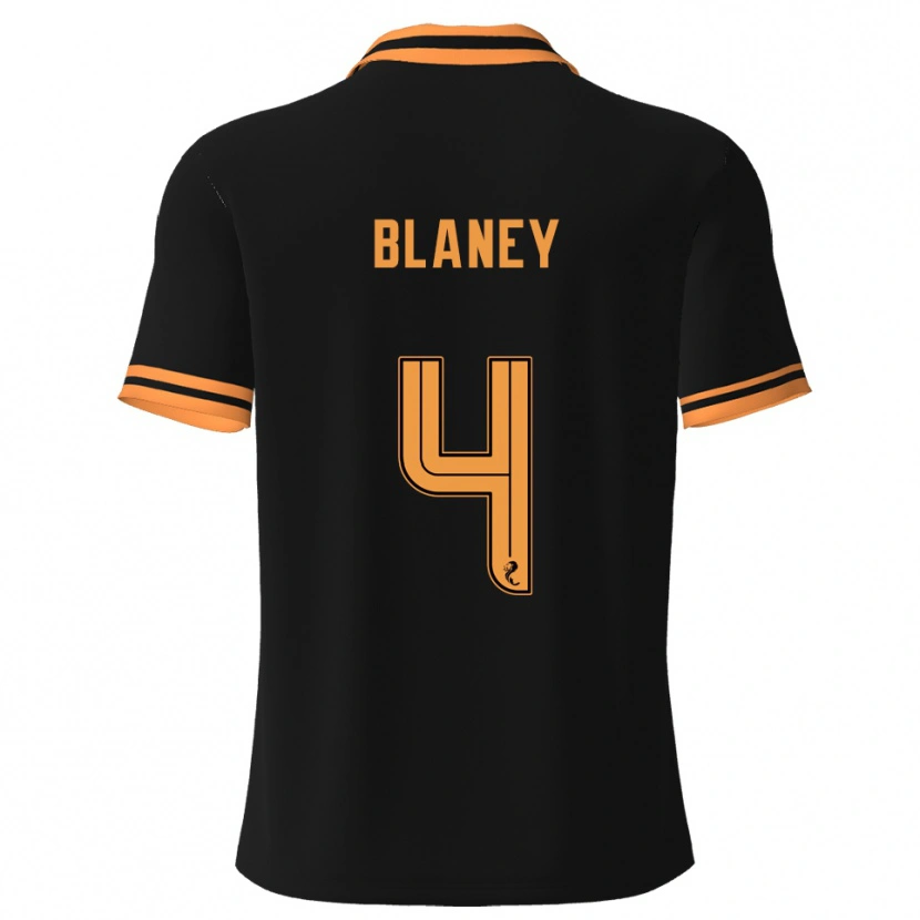 Danxen Män Shane Blaney #4 Svart Gul Bortatröja Matchtröjor 2025/26 Tröjor T-Tröja
