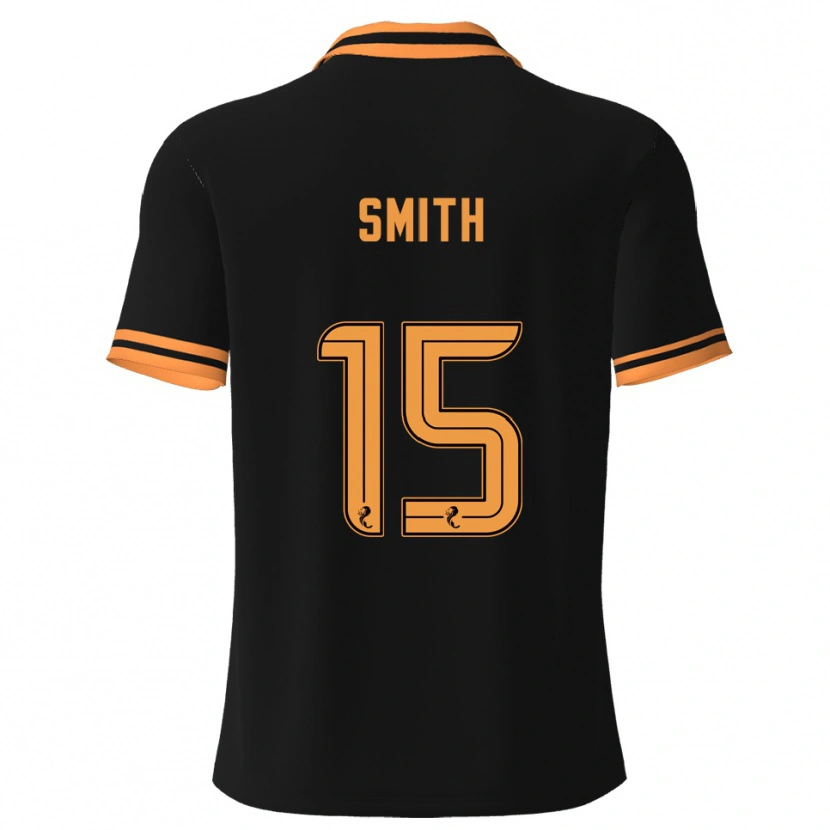 Danxen Män Lewis Smith #15 Svart Gul Bortatröja Matchtröjor 2025/26 Tröjor T-Tröja