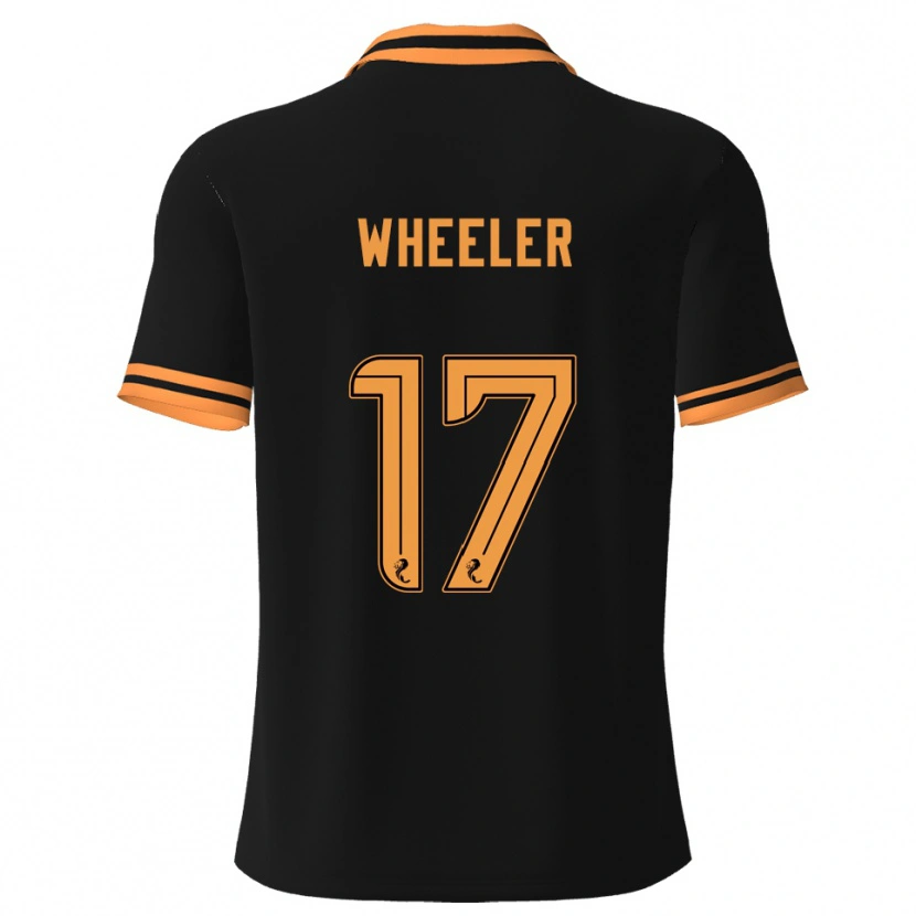 Danxen Män Jessica Wheeler #17 Svart Gul Bortatröja Matchtröjor 2025/26 Tröjor T-Tröja