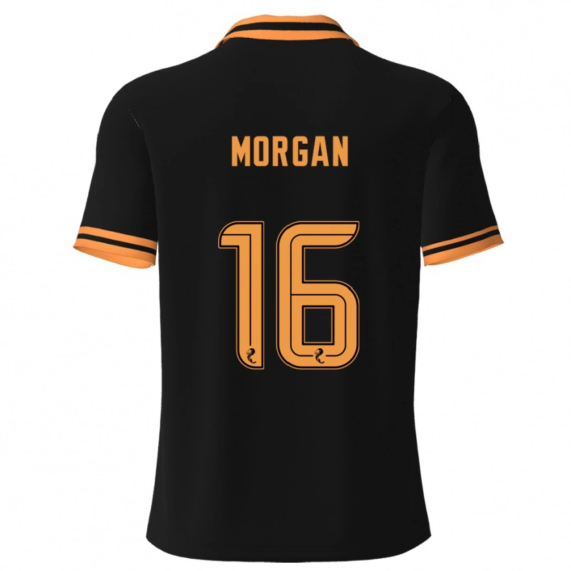 Danxen Män Briony Morgan #16 Svart Gul Bortatröja Matchtröjor 2025/26 Tröjor T-Tröja