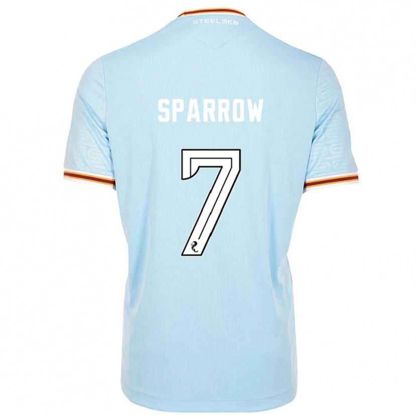 Danxen Män Tom Sparrow #7 Himmelsblå Bortatröja Matchtröjor 2025/26 Tröjor T-Tröja