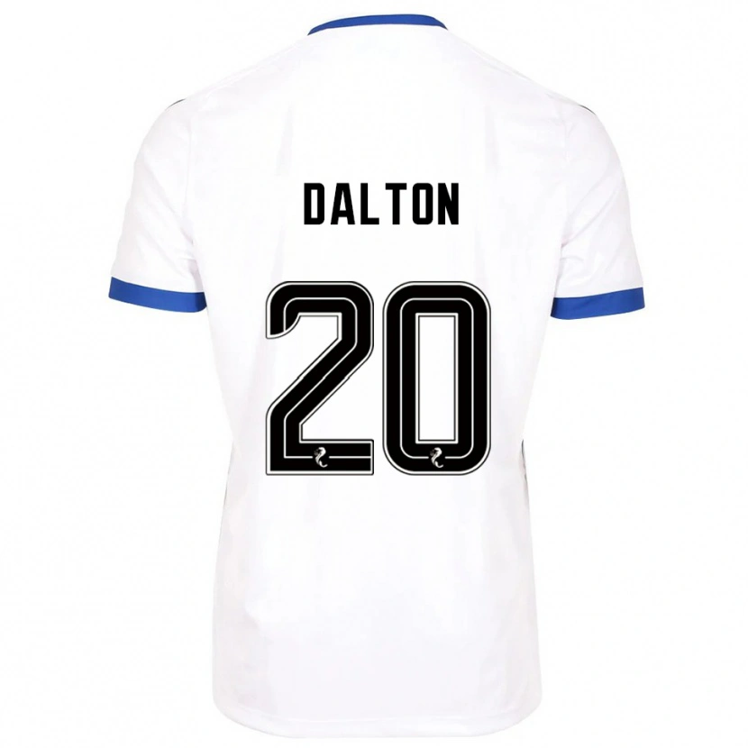 Danxen Män Sean Dalton #20 Vit Blå Bortatröja Matchtröjor 2025/26 Tröjor T-Tröja