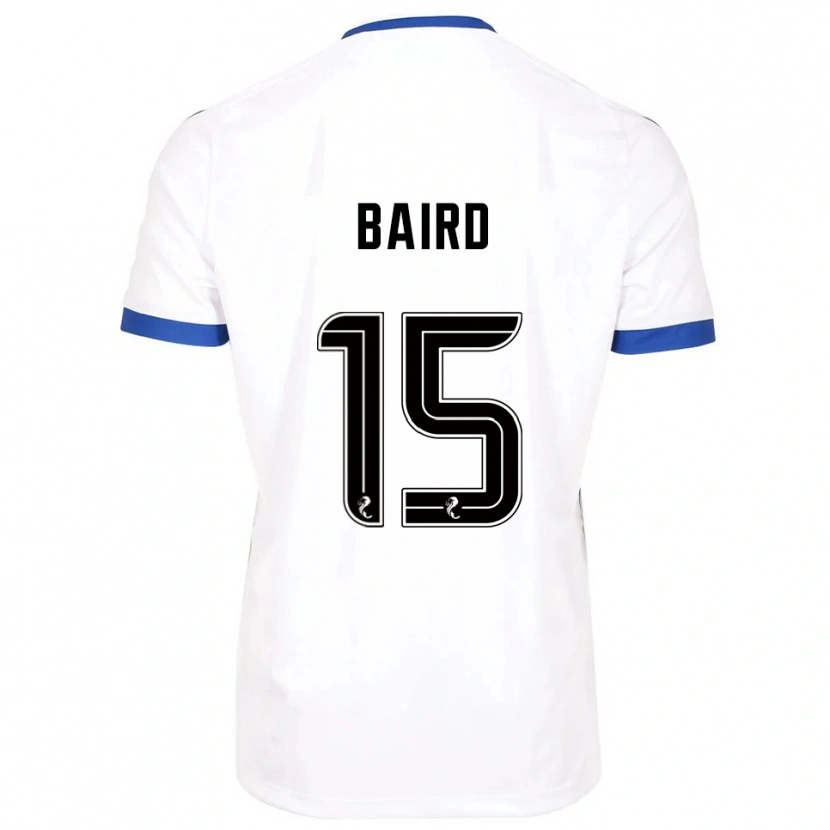 Danxen Män Jack Baird #15 Vit Blå Bortatröja Matchtröjor 2025/26 Tröjor T-Tröja