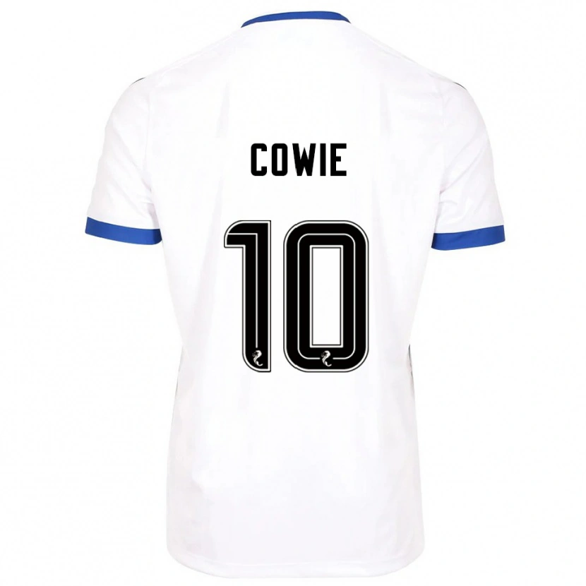 Danxen Män Ellie-May Cowie #10 Vit Blå Bortatröja Matchtröjor 2025/26 Tröjor T-Tröja