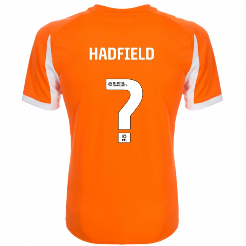 Danxen Kvinnor Milly Hadfield #0 Orange Vit Hemmatröja Matchtröjor 2025/26 Tröjor T-Tröja
