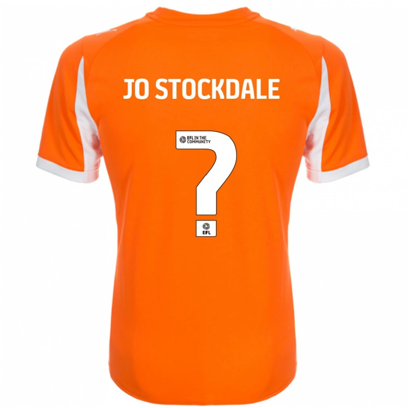 Danxen Kvinnor Elly Jo Stockdale #0 Orange Vit Hemmatröja Matchtröjor 2025/26 Tröjor T-Tröja