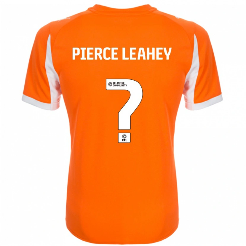 Danxen Kvinnor Faye Pierce-Leahey #0 Orange Vit Hemmatröja Matchtröjor 2025/26 Tröjor T-Tröja