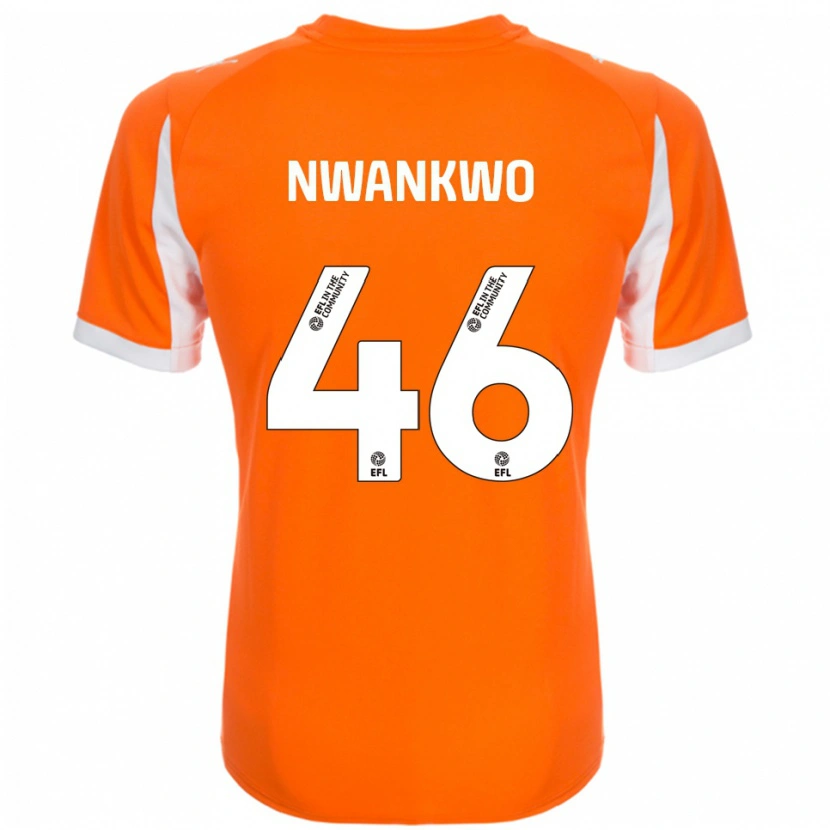 Danxen Kvinnor Oluchukwu Nwankwo #46 Orange Vit Hemmatröja Matchtröjor 2025/26 Tröjor T-Tröja
