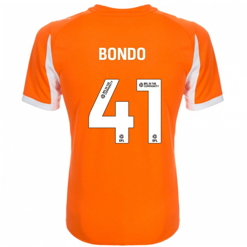 Danxen Kvinnor Terry Bondo #41 Orange Vit Hemmatröja Matchtröjor 2025/26 Tröjor T-Tröja