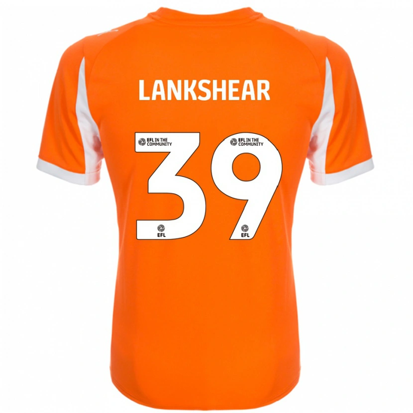 Danxen Kvinnor Alex Lankshear #39 Orange Vit Hemmatröja Matchtröjor 2025/26 Tröjor T-Tröja