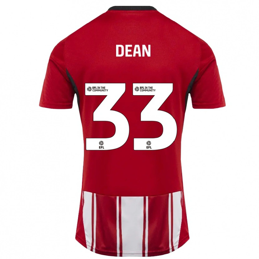 Danxen Kvinnor Tom Dean #33 Röd Vit Svart Hemmatröja Matchtröjor 2025/26 Tröjor T-Tröja