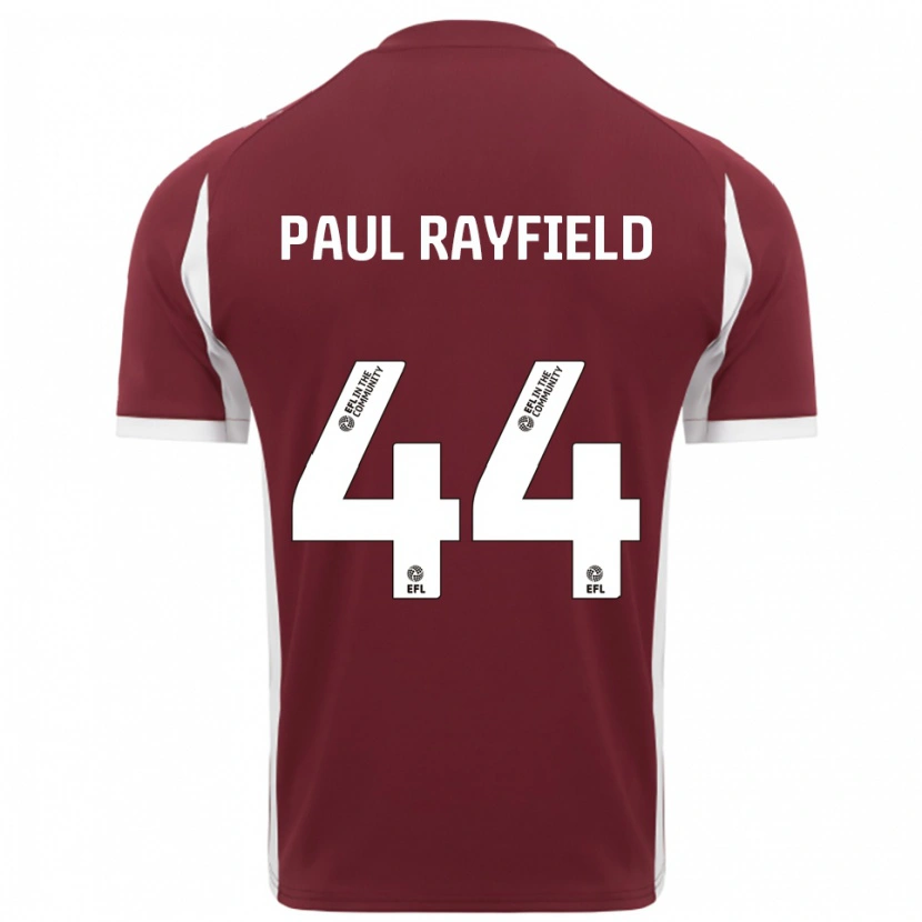 Danxen Kvinnor Josh Paul Rayfield #44 Vinröd Vit Hemmatröja Matchtröjor 2025/26 Tröjor T-Tröja