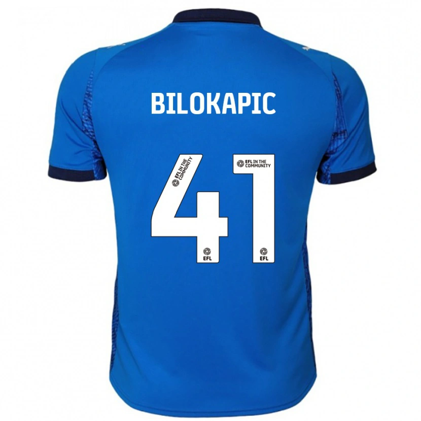 Danxen Kvinnor Nicholas Bilokapic #41 Blå Vit Hemmatröja Matchtröjor 2025/26 Tröjor T-Tröja